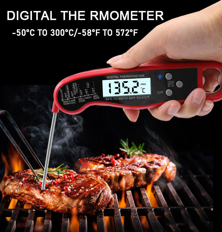 Digital Food Meat Thermometer for kitchen Cooking with Bottle Opener