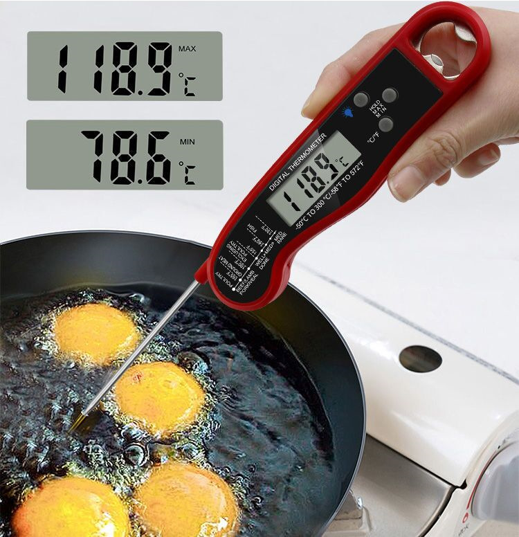 Digital Food Meat Thermometer for kitchen Cooking with Bottle Opener