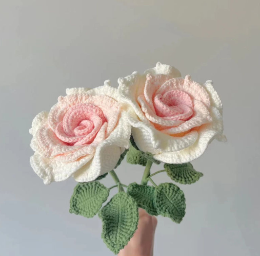 Never wither crocheted flower - Big roses